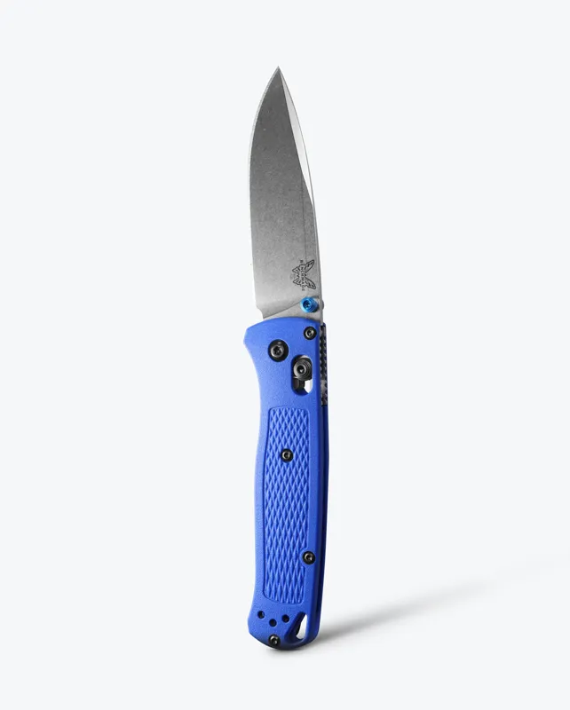 Bugout 535 (Blue Grivory, drop-point)