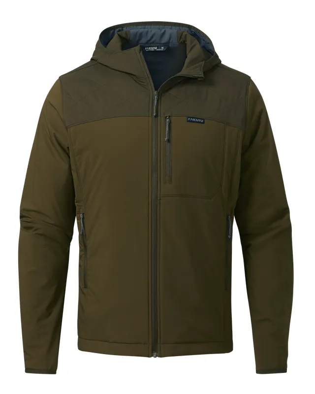 Transit Packable Hooded Jacket | Dark Army/Army (M)