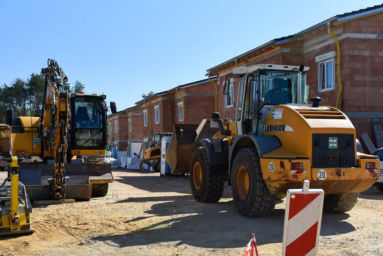 New Army family homes under construction